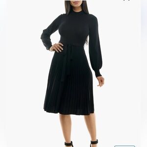 Nina Leonard Black Dress